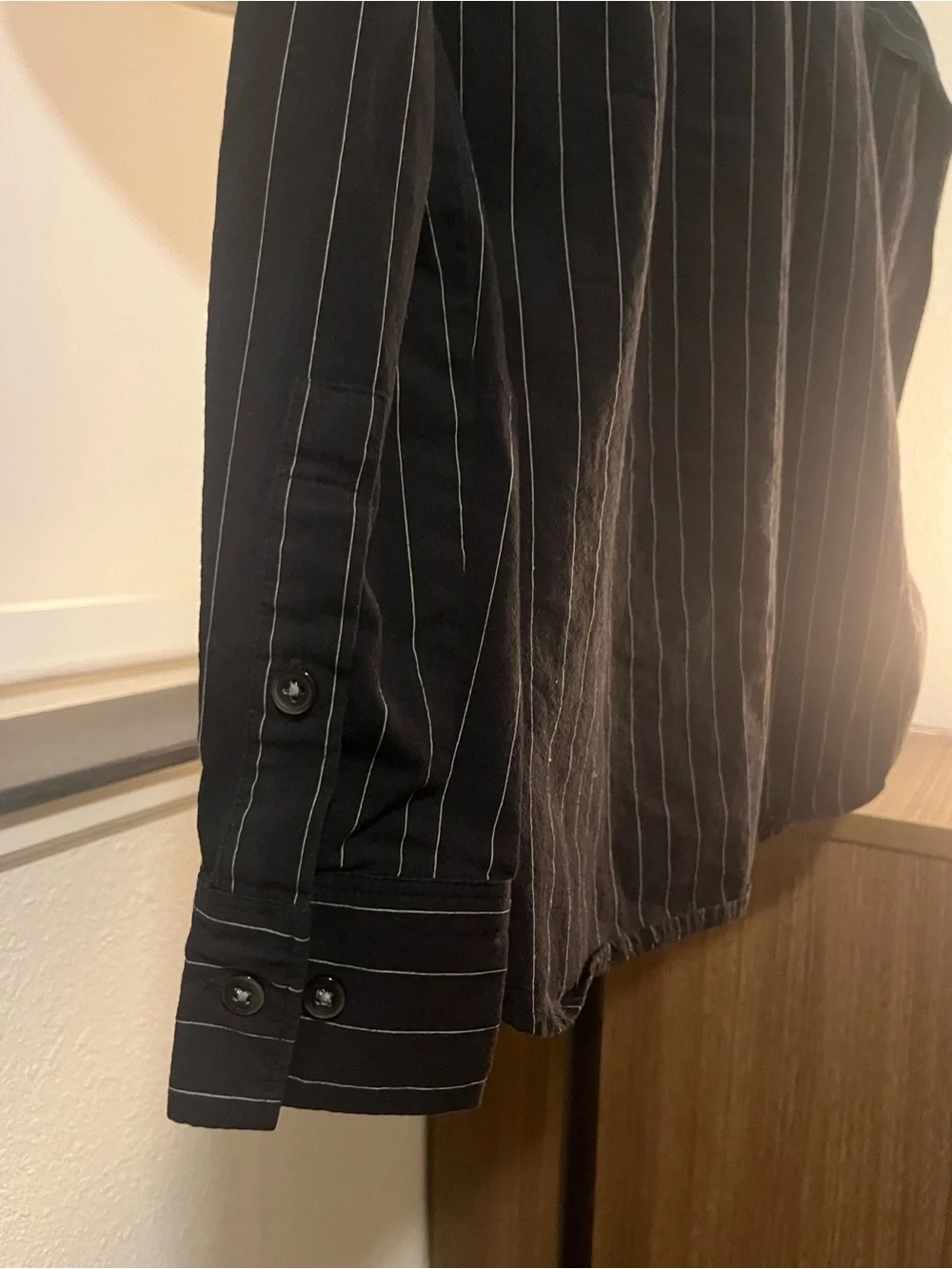 Madewell Signature Poplin Button-Up Shirt in Pinstripe